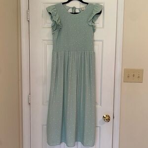 a new day Target Mint Green Midi Dress Size M